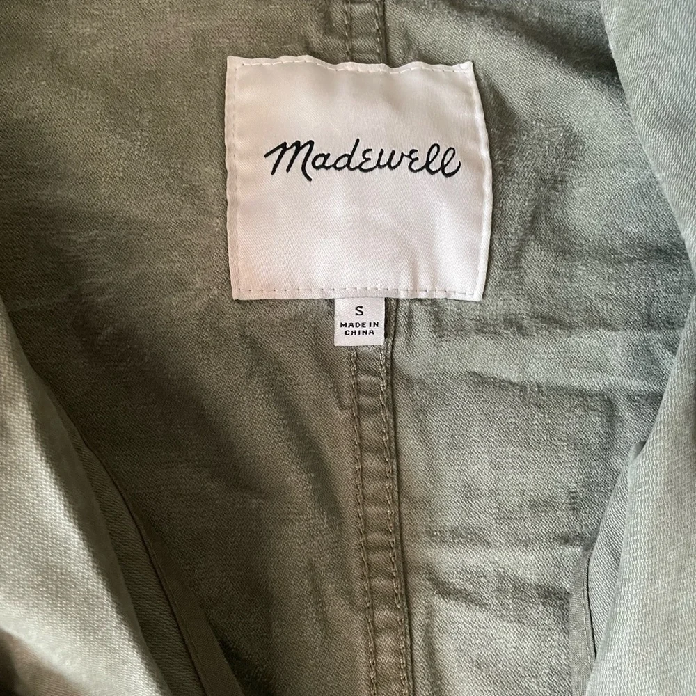 Madewell army green jacket